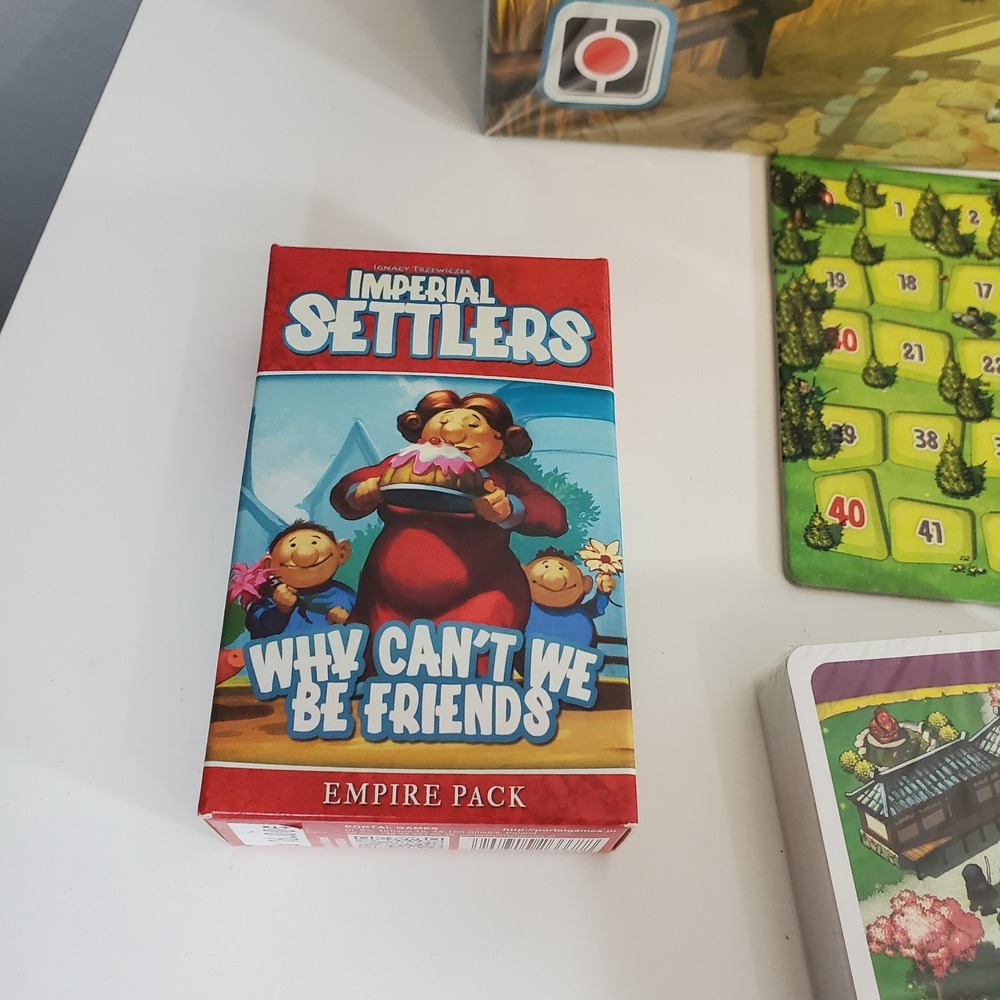 Unplayed Imperial Settlers Card Board Game + Why Can't We Be Friends Expansion - Picture 5 of 8